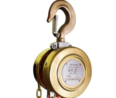 防爆手拉葫蘆參與故宮內部易燃文物材料的吊運工作